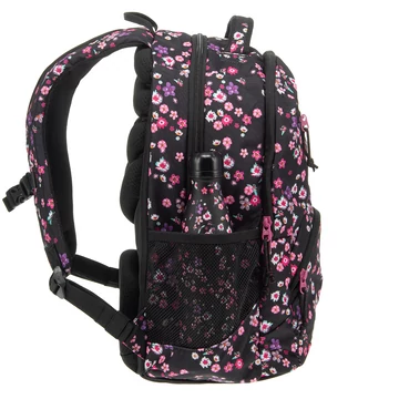 Ars Una Pearl Blossom black ergonomikus hátizsák 27 L