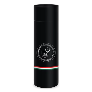 Ars Una duplafalú fémkulacs-600 ml - Flag-black