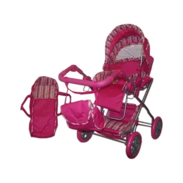 Mély táskás babakocsi /pink/