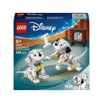 LEGO Disney classic 43271 101 kiskutya: kuksi és pelyhes dalmatakölykök