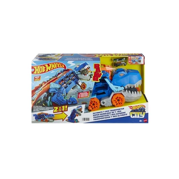 Hot wheels city átalakítható ultimate autószállító t-rex