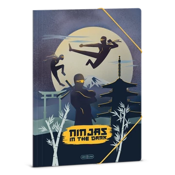 Ars Una Ninjas in the dark A/4 gumis dosszié