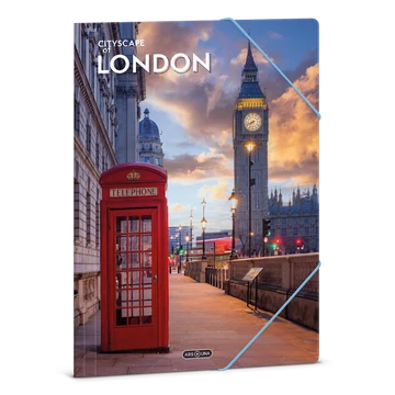 Ars Una Cityscape-London A/4 gumis dosszié