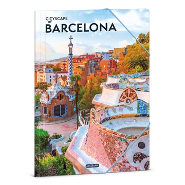 Ars Una Cityscape-Barcelona A/4 gumis dosszié