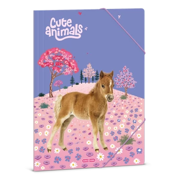 Ars Una Cute Animals-Horse A/4 gumis dosszié