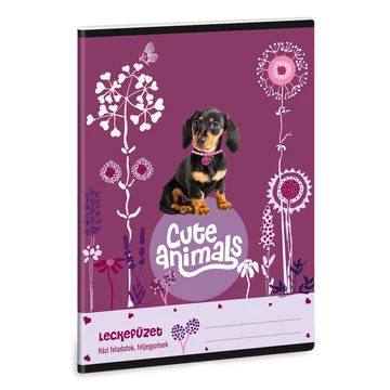 Ars Una Cute Animals-puppy A/5 leckefüzet
