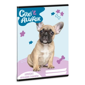 Ars Una Cuki Állatok - Francia bulldog A/5 leckefüzet