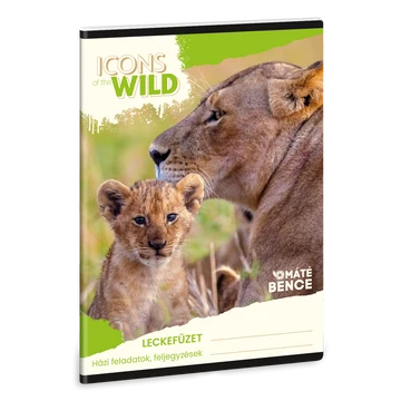 Ars Una Icons of the Wild-Lions A/5 leckefüzet