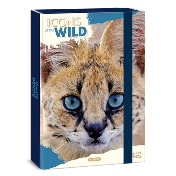 Ars Una Máté Bence Icons of the Wild-Serval A/4 füzetbox