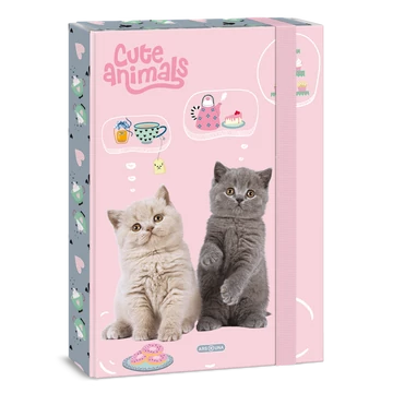 Ars Una Cute animals-tea party A/4 füzetbox