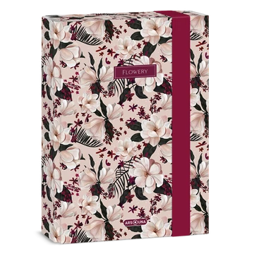 Ars Una Flowery pink A/5 füzetbox
