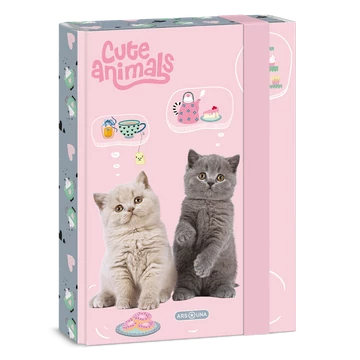 Ars Una Cute animals-tea party A/5 füzetbox