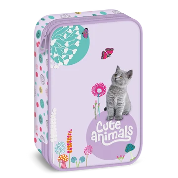 Ars Una Cute Animals-kitten többszintes tolltartó