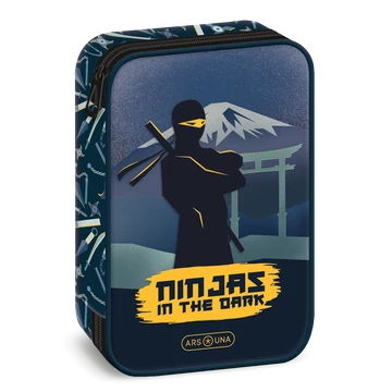 Ars Una Ninjas in the dark többszintes tolltartó