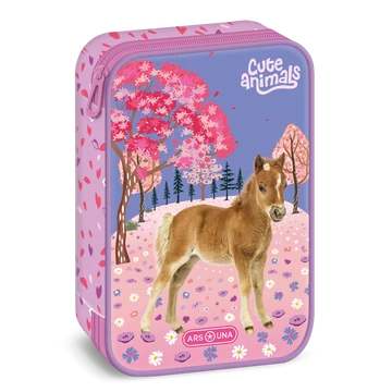 Ars Una Cute Animals-Horse többszintes tolltartó