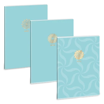 Ars Una Soft Touch Turquoise Spring A/4 extra kapcsos füzet-ponthálós