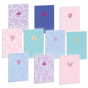Ars Una Soft touch Spring-mix A/4 extra kapcsos füzet-ponthálós