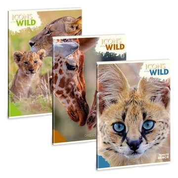 Ars Una Máté Bence Icons of the Wild A/4 extra kapcsos füzet-vonalas