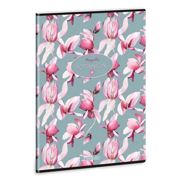 Ars Una Rosy Magnolia A/4 extra kapcsos füzet-négyzethálós