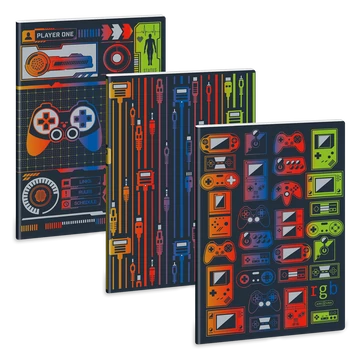 Ars Una RGB A/4 extra kapcsos füzet-négyzethálós