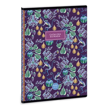 Catalina Estrada Purple Monkey A/5 extra kapcsos füzet-sima