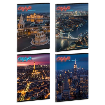 Ars Una City light A/5 extra kapcsos füzet-szótár