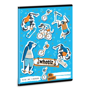 Ars Una Wheelz A/5 2. oszt. füzet 16-32