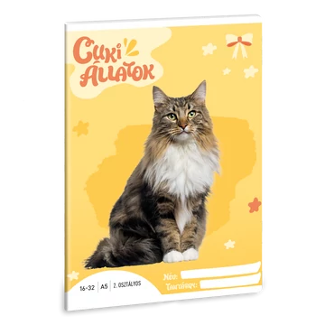 Ars Una Cuki Állatok - Norvég erdei macska A/5 2. osz. füzet 16-32
