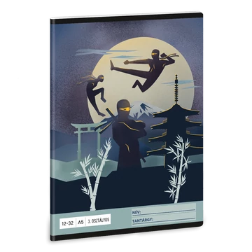 Ars Una Ninjas in the dark A/5 3. oszt. füzet 12-32
