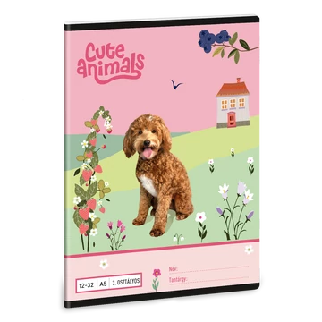 Ars Una Cute Animals - Doggie A/5 3. oszt. füzet 12-32