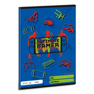 Ars Una Ultimate Gamer A/5 sima füzet 20-32