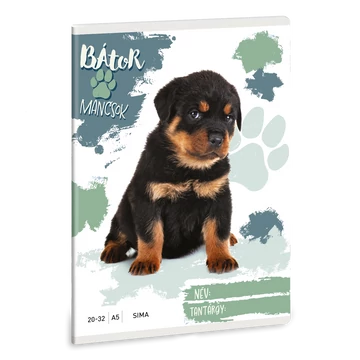 Ars Una Bátor Mancsok - Rottweiler A/5 sima füzet 20-32