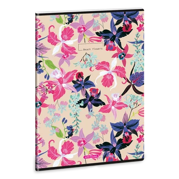 Ars Una Beach Flower A/4 extra kapcsos füzet-sima