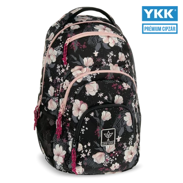 Ars Una Flowery black hátizsák AU-2