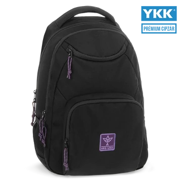 Ars Una Girl's Black-Violet Cordura hátizsák AU-6