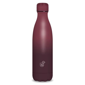 Ars Una duplafalú fémkulacs-500 ml - Brown-terracotta