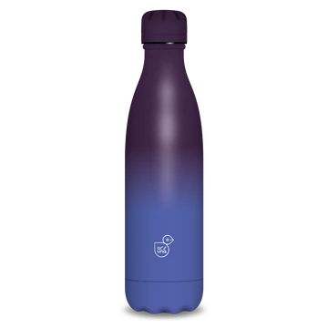 Ars Una duplafalú fémkulacs-500 ml - Blue-purple