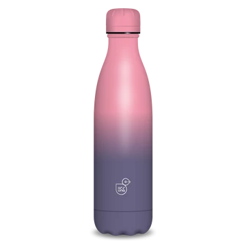 Ars Una duplafalú fémkulacs-500 ml - Purple-Dark pink