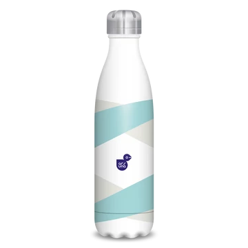 Ars Una duplafalú fémkulacs-500 ml - Striped
