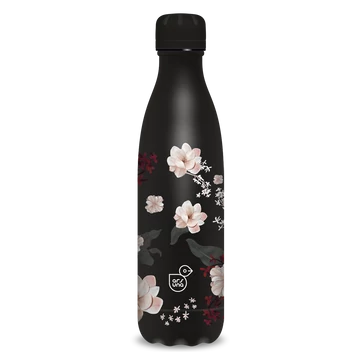 Ars Una duplafalú fémkulacs-500 ml - Flowery black