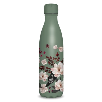 Ars Una duplafalú fémkulacs-500 ml - Flowery pink