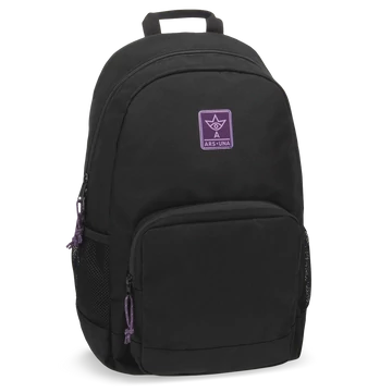Ars Una Girl's Black-Violet Cordura hátizsák AU-14