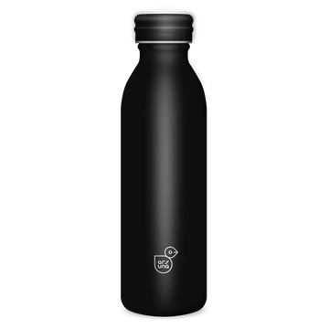 Ars Una duplafalú fémkulacs-600 ml - Noir