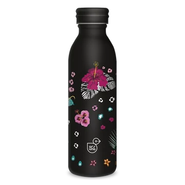 Ars Una duplafalú fémkulacs-600 ml - Black Hibiscus