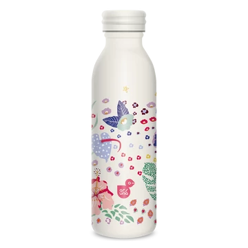 Ars Una duplafalú fémkulacs-600 ml - Cream Hibiscus