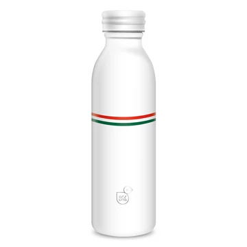 Ars Una duplafalú fémkulacs-600 ml - Flag-white