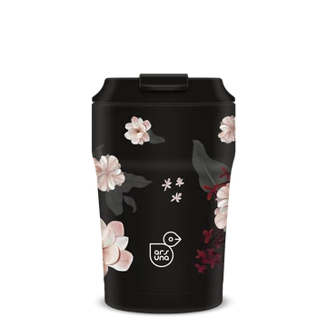 Ars Una thermo bögre-350ml - Flowery black
