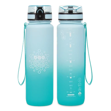 Ars Una BPA-mentes színátmenetes motivációs kulacs matt - 1000 ml - Ice