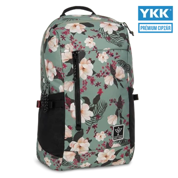 Ars Una Flowery green hátizsák AU-17