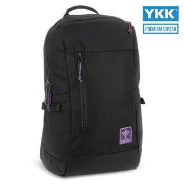 Ars Una Girl's Black-Violet Cordura hátizsák AU-17